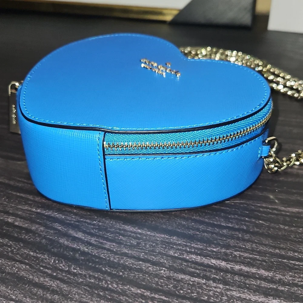 Kate Spade Nwot Love Shack Mini Heart Crossbody Bag - Picture 7 of 12